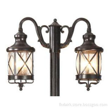 Europe Modern Outdoor Pole Lights For Park IP65 , 60W E12 /